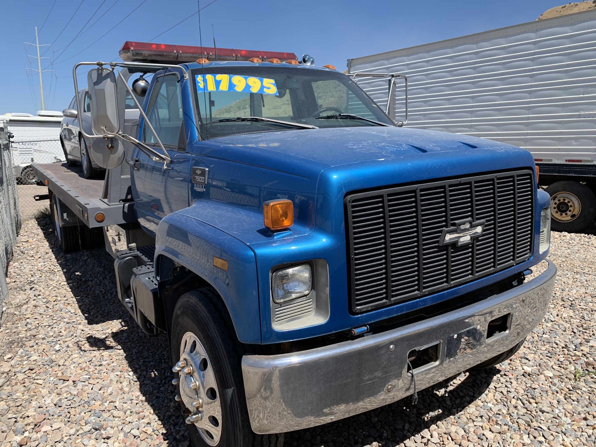 C7500 FLAT BED TOW TRUCK Dogface Heavy Equipment Sales Dogface