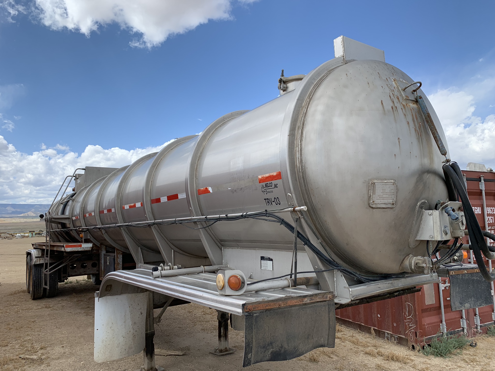2 STAINLESS STEEL 5,000 GALLON VAC PUMP TRAILERS Dogface Heavy