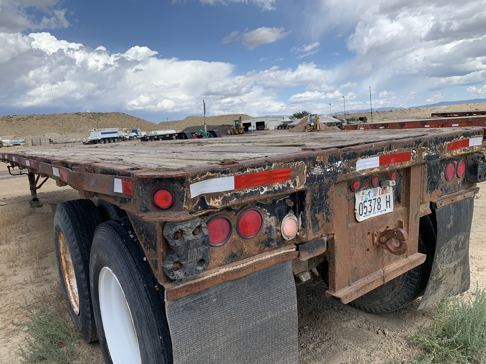 USED 40' FLAT BED TRAILERS Dogface Heavy Equipment Sales Dogface