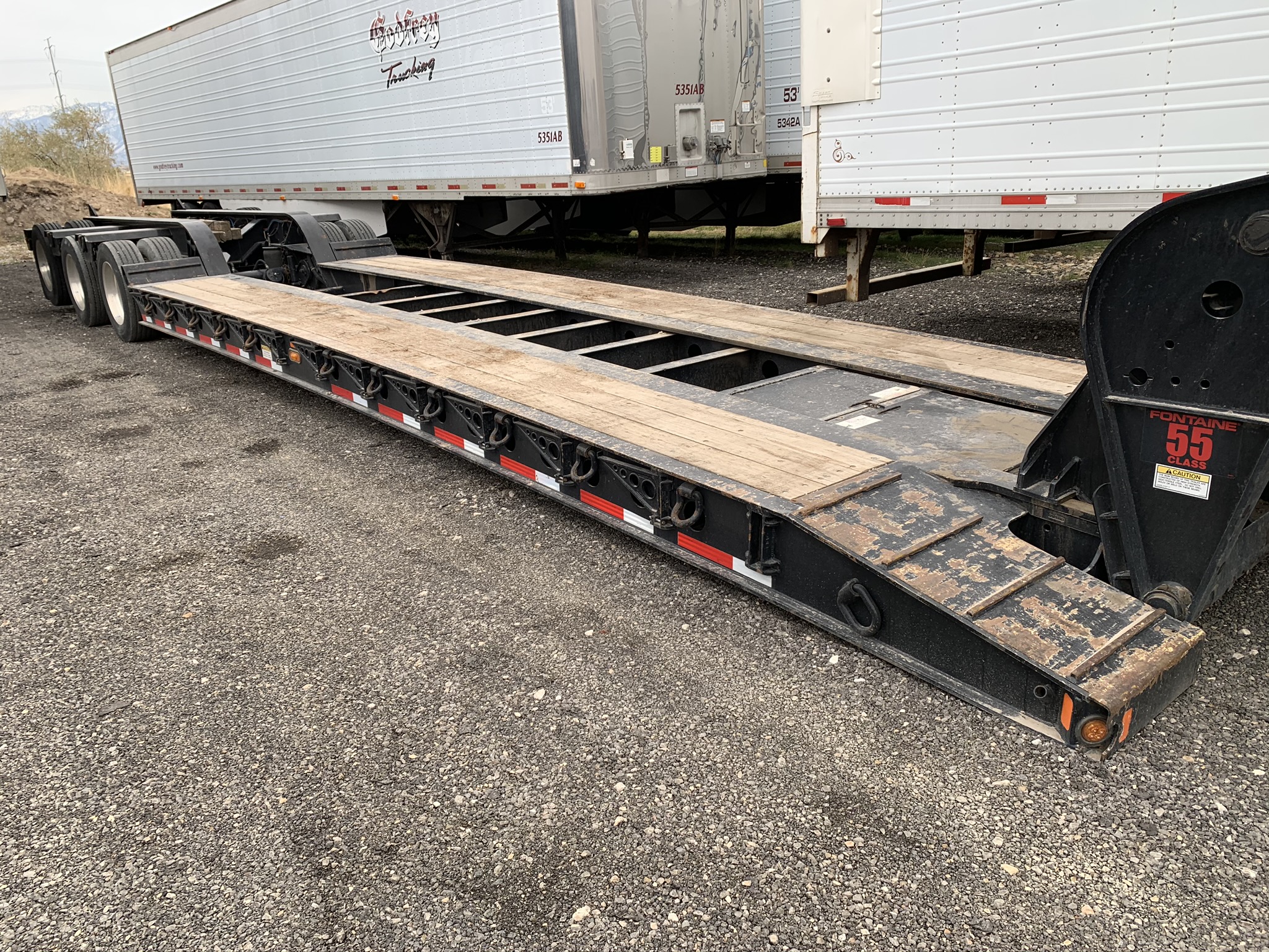 55 TON RGN GOOSENECK TRAILER Dogface Heavy Equipment Sales Dogface Heavy Equipment Sales