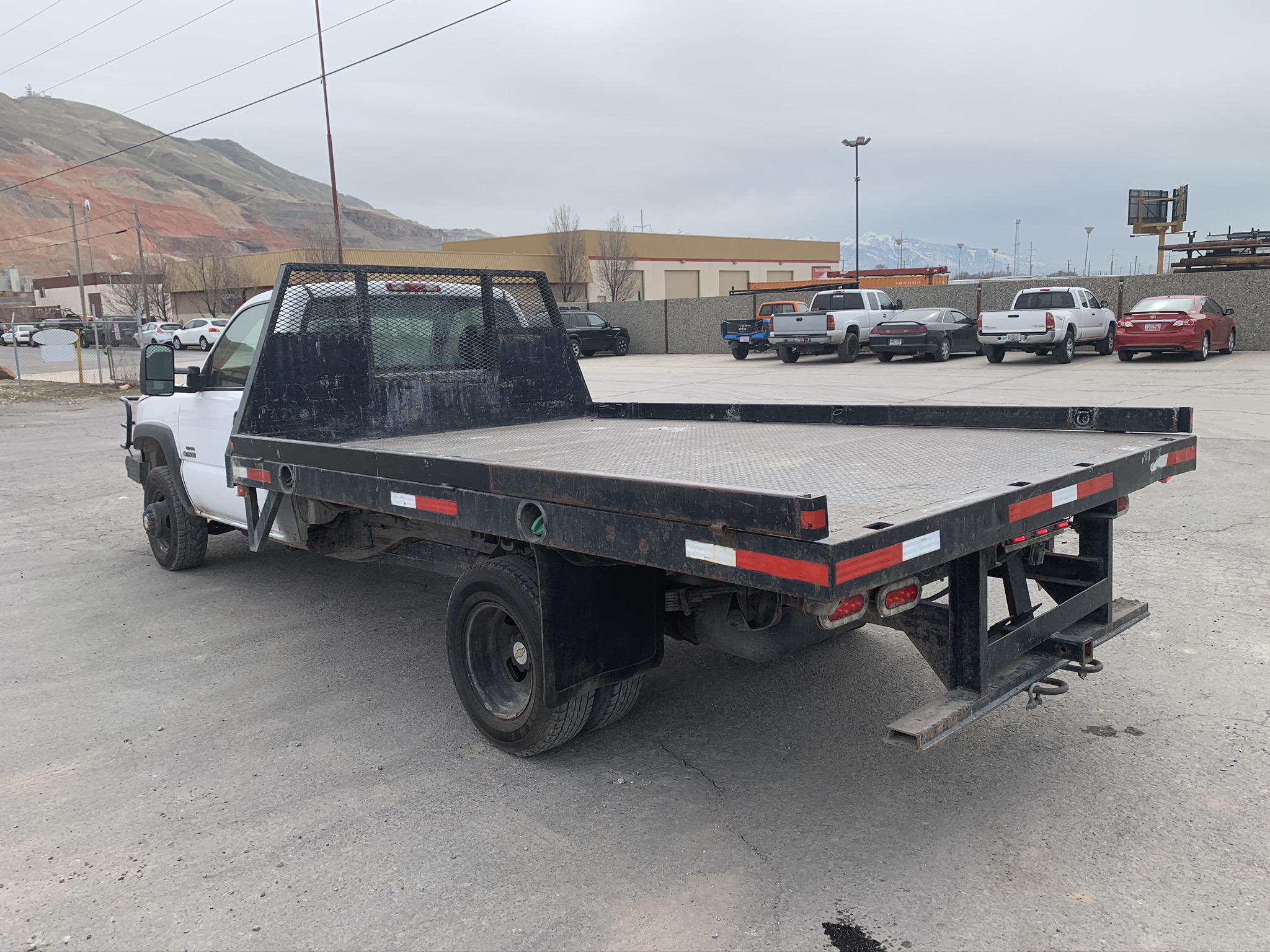3500 DURAMAX 3500 FLAT BED TRUCK Dogface Heavy Equipment Sales