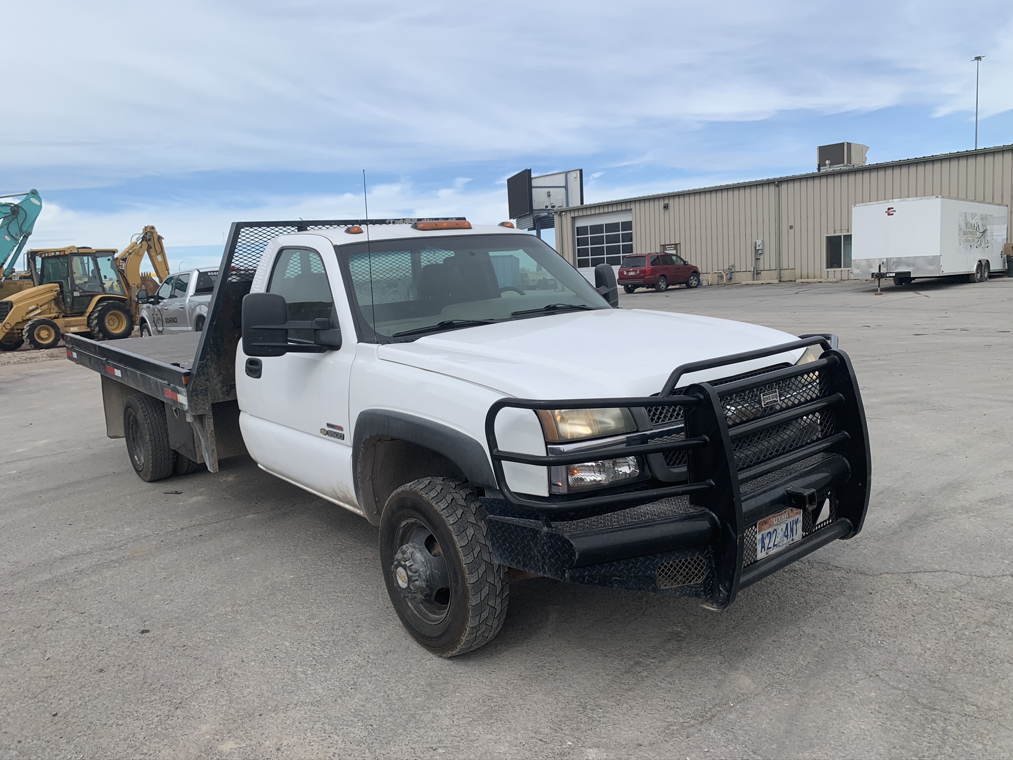 3500 DURAMAX 3500 FLAT BED TRUCK Dogface Heavy Equipment Sales