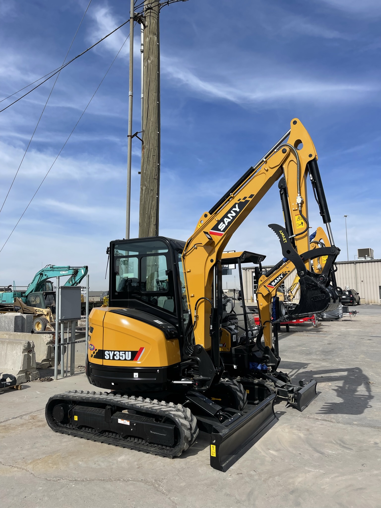 SANY SY35U Mini Excavator Utah, Nevada, Idaho Dogface Equipment