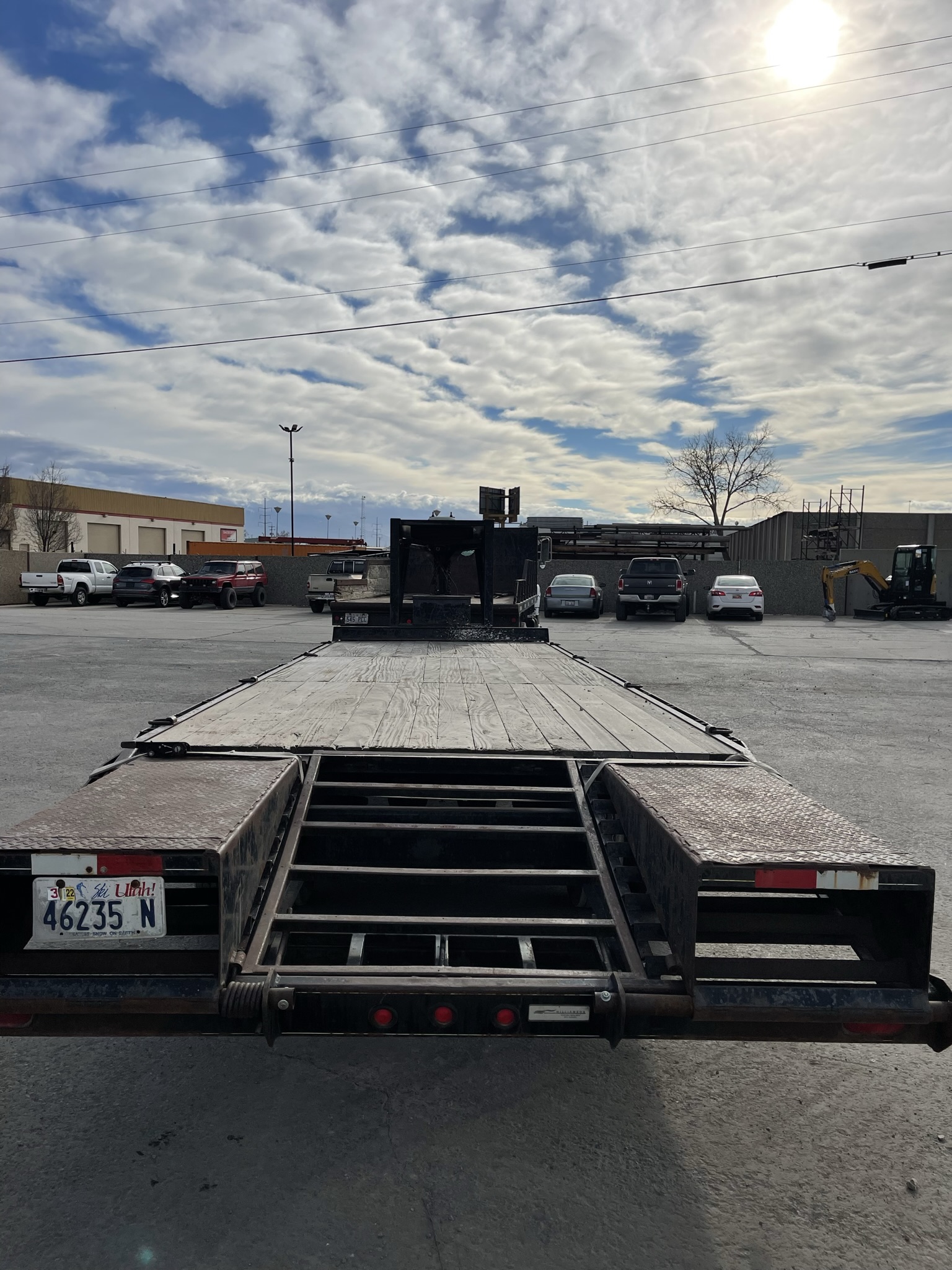 C70 FLAT BED DUMP TRUCK AND GOOSE NECK TRAILER SET Dogface Heavy