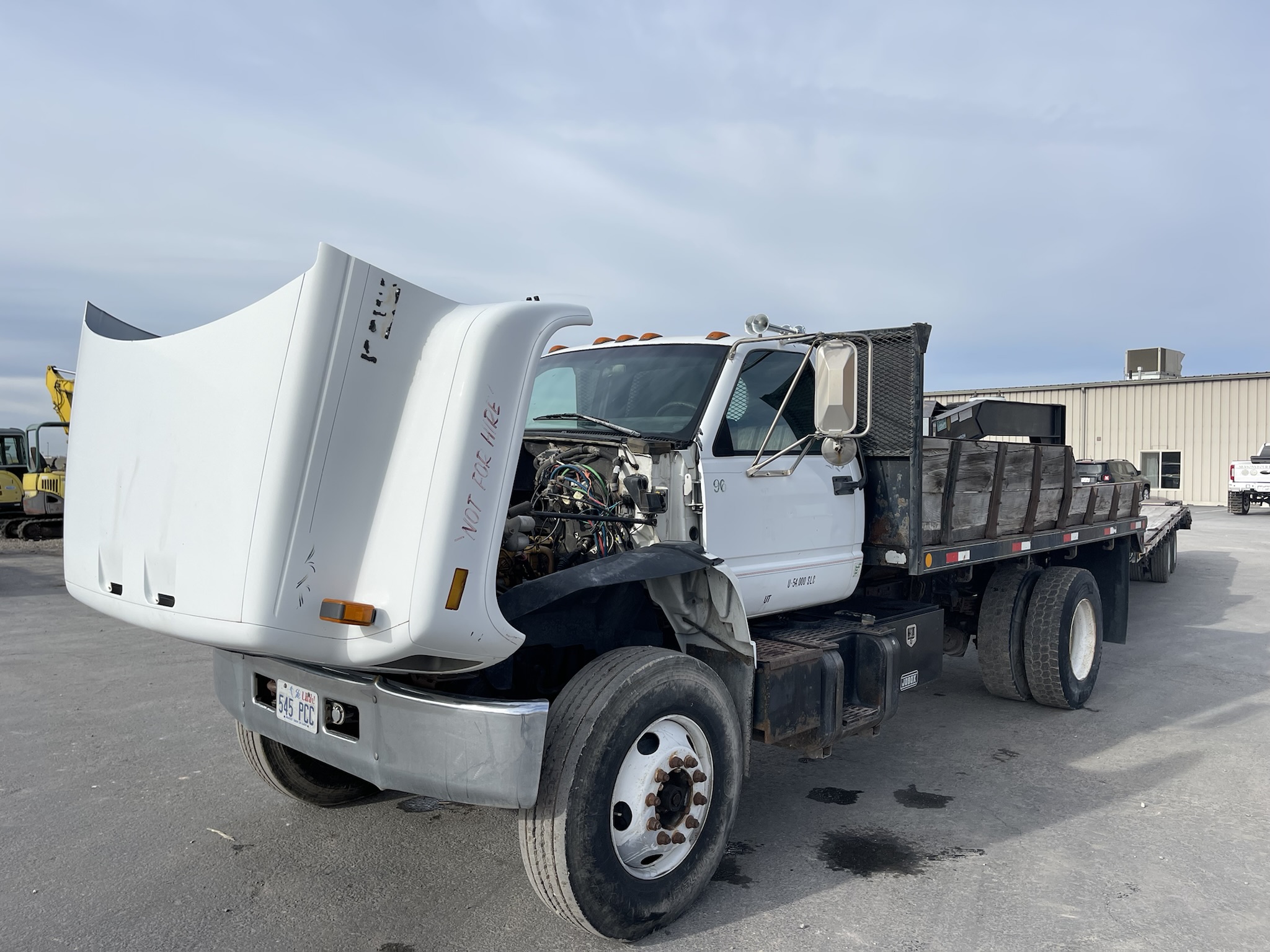 C70 FLAT BED DUMP TRUCK AND GOOSE NECK TRAILER SET Dogface Heavy