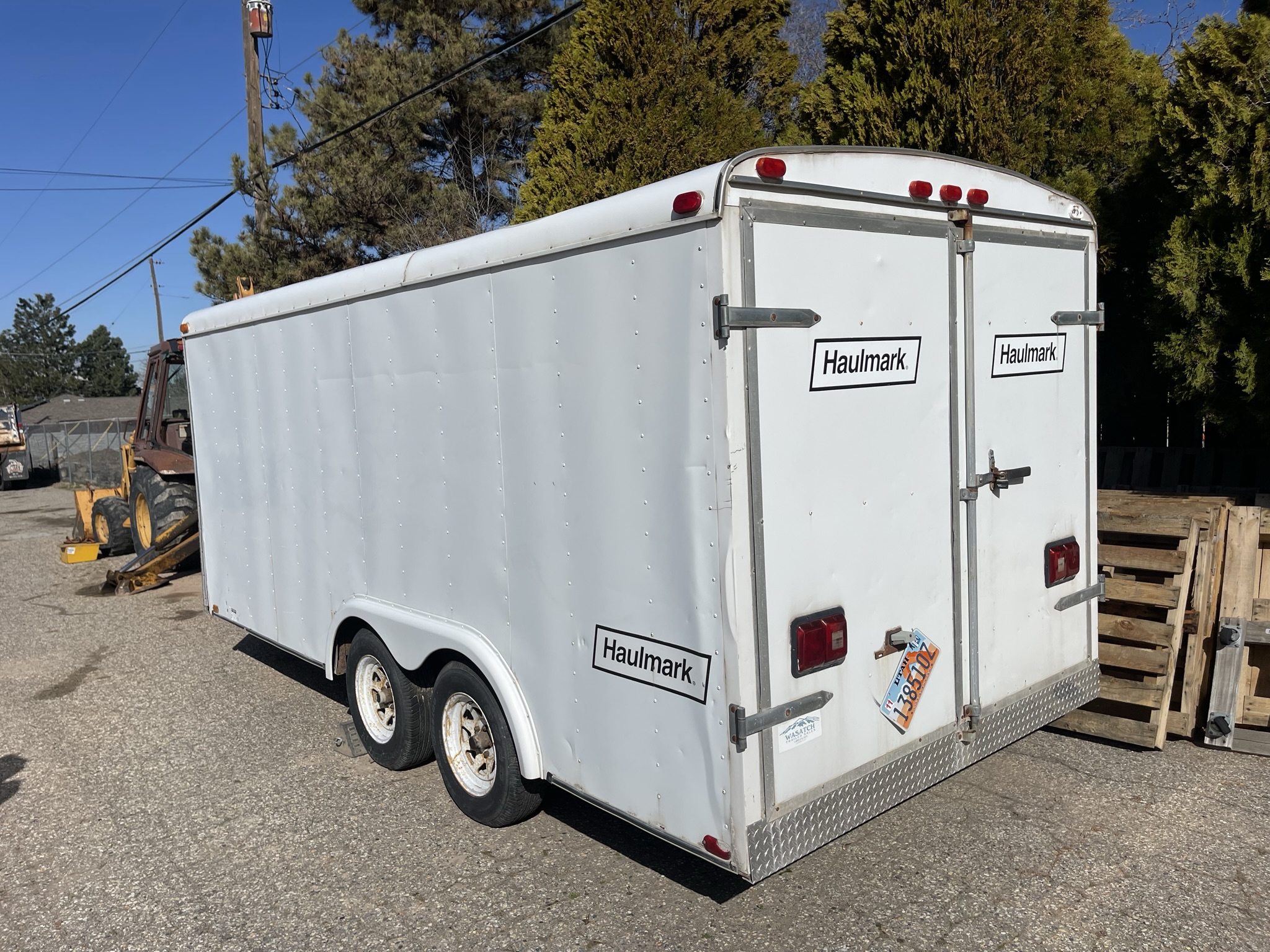 18' BOX STORAGE TRAILER Dogface Heavy Equipment Sales Dogface Heavy