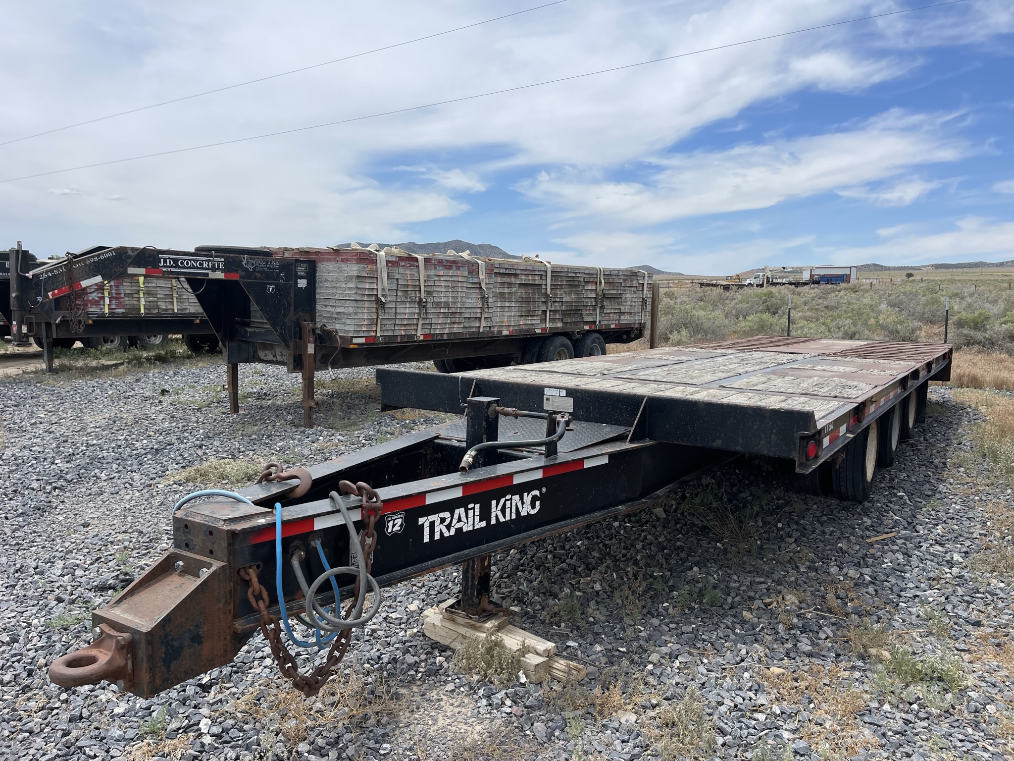 TK50 25 TON TILT DECK TRAILER Dogface Heavy Equipment Sales Dogface