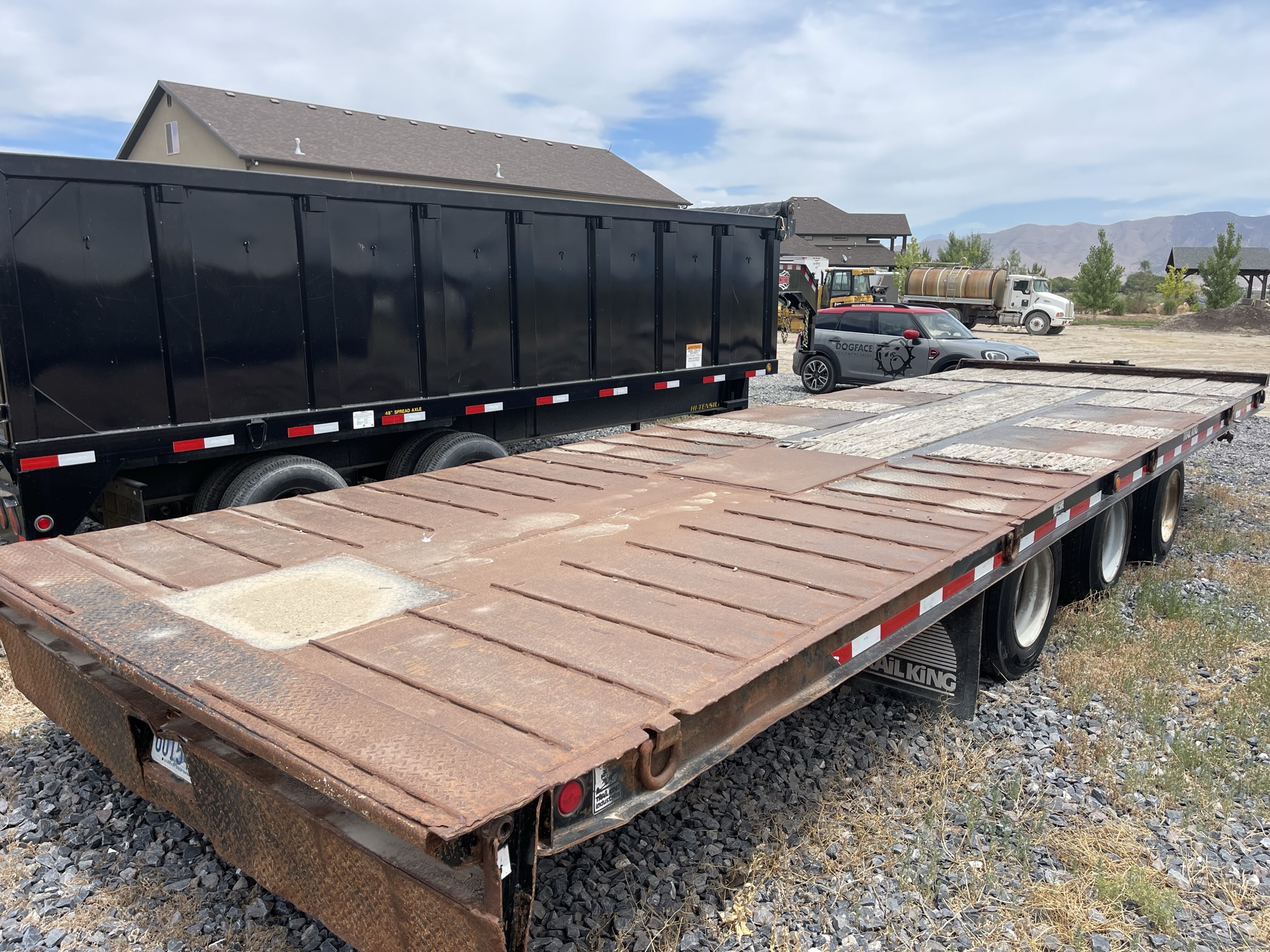 TK50 25 TON TILT DECK TRAILER Dogface Heavy Equipment Sales Dogface