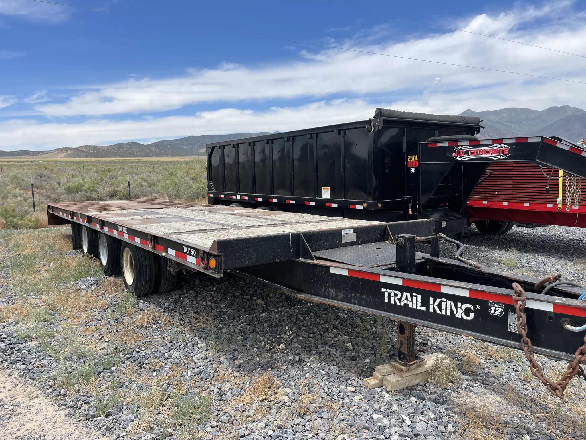 TK50 25 TON TILT DECK TRAILER Dogface Heavy Equipment Sales Dogface