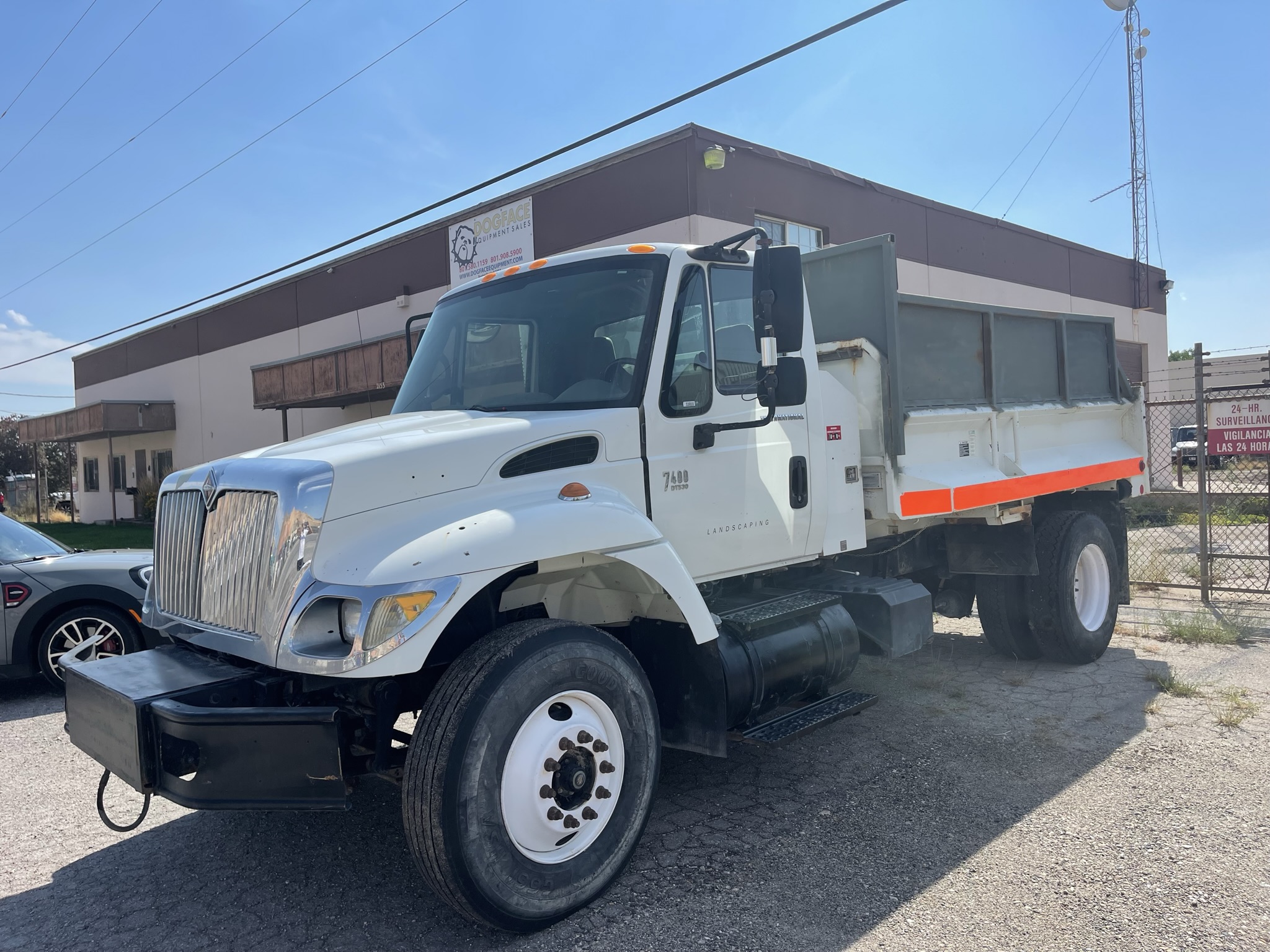 7400 4x2 DT 530 BOBTAIL DUMP TRUCK Dogface Heavy Equipment Sales