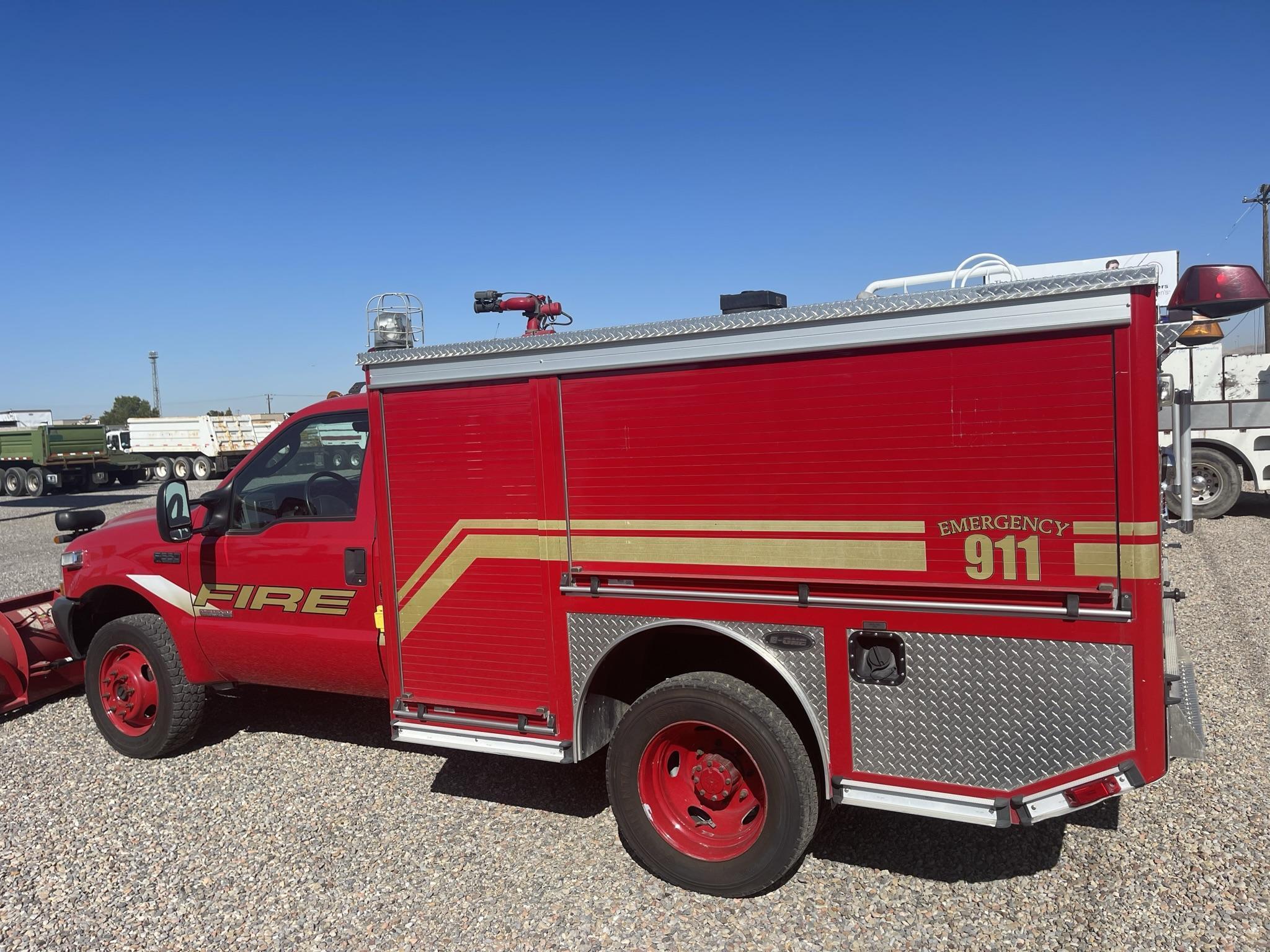 F550 FIRE TRUCK Dogface Heavy Equipment Sales Dogface Heavy