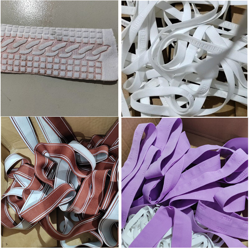 Automatic narrow fabrics elastic tape logo embossing machine