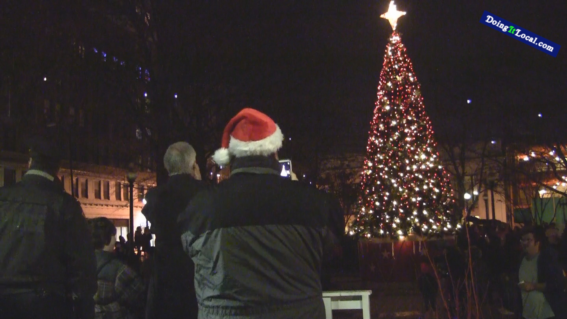 Bridgeport's Christmas Tree Lighting In Under 4 Minutes