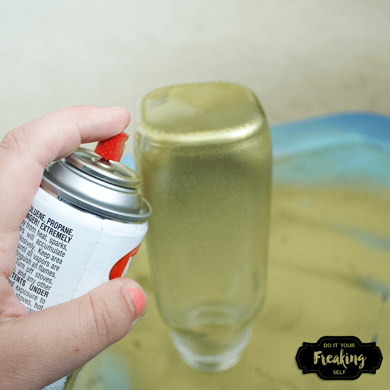 Do It Your Freaking Self Spray Painted Glass Bottle Vases Do It
