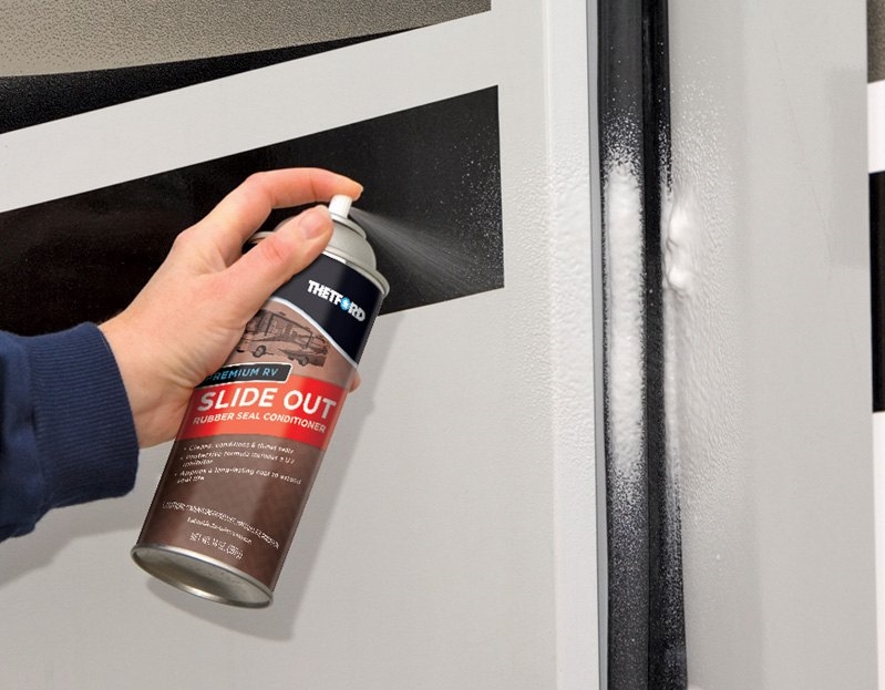 Use RV Slide Out Seal Conditioner To Maintain Your Rubber Seals
