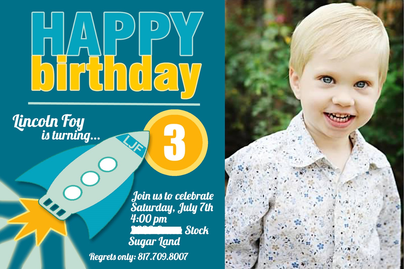 3rd Birthday Party Invitation Wording Dolanpedia
