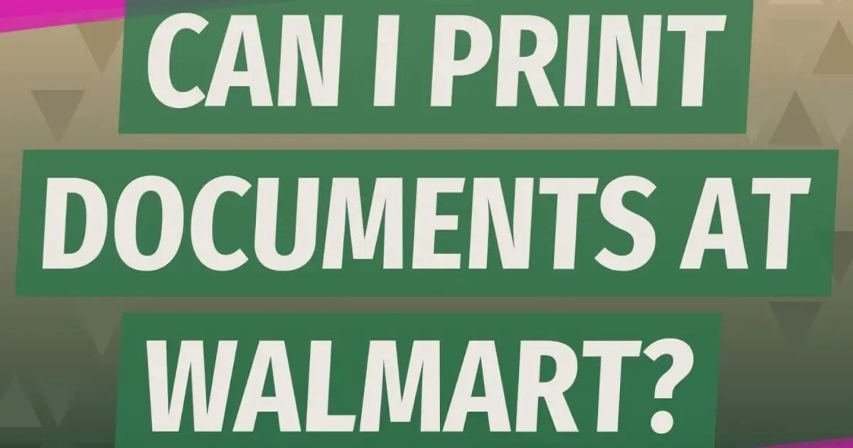 Can You Print Documents Or Make Copies At Walmart? Answered DollarSlate