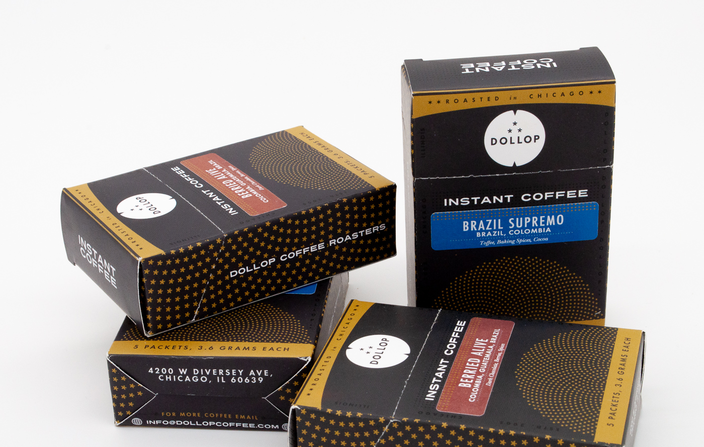 Instant Coffee Variety Pack Dollop Coffee Dollop Coffee