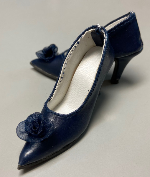 My Fair Lady Shoe (Navy) 72mm/20mm Fits American Model 22″/Etc Doll