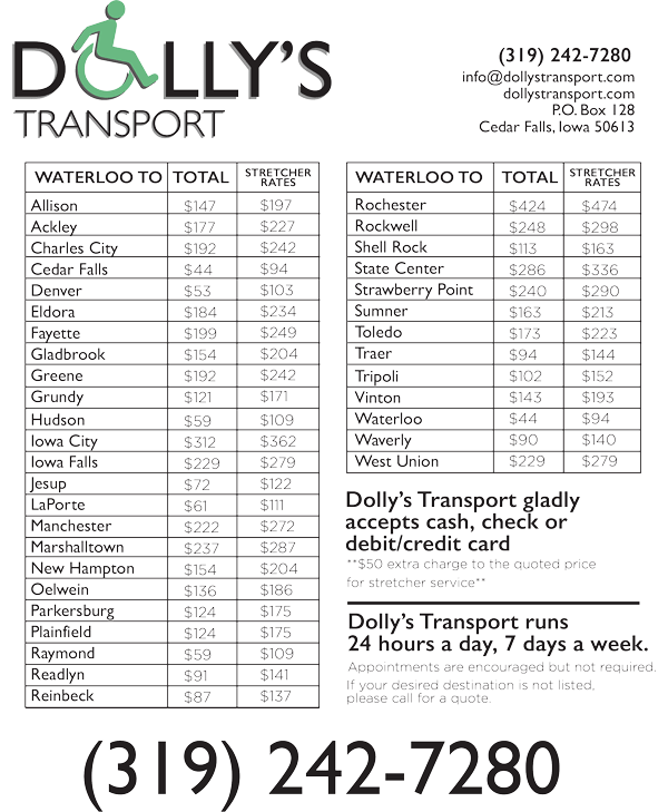 Wheelchair Transportation Rates Transport Informations Lane