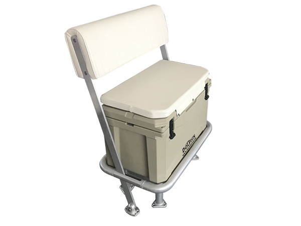 Dolphin 85Qt (80L) Fishing Cooler & Leaning Post - Grey(Out Of Stock)-Dolphin T Top