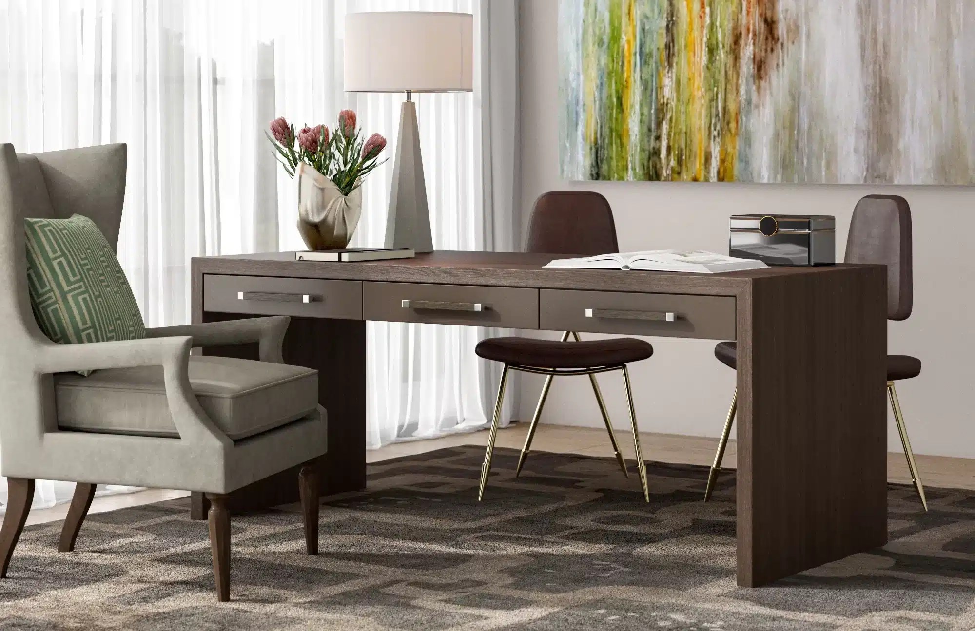 Everything You Need For Work in One Place Discovering a Home Office