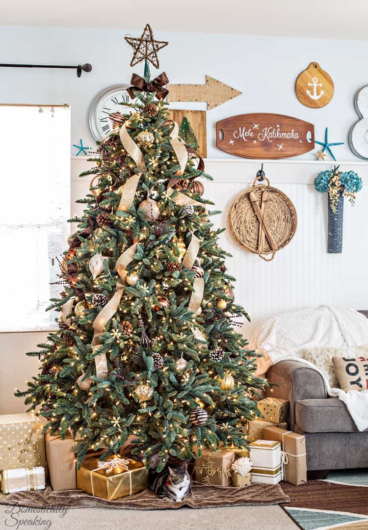 Rustic Christmas Tree 2023 Rustic Luxe Christmas Tree 12 Bloggers of Christmas with Balsam Hill