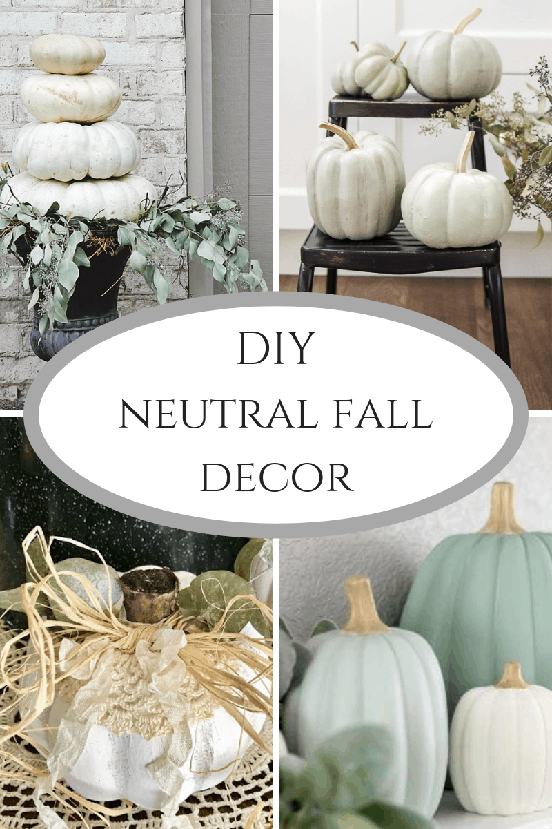 Neutral Fall Decor At Inspire Me Monday 234 My Slice of