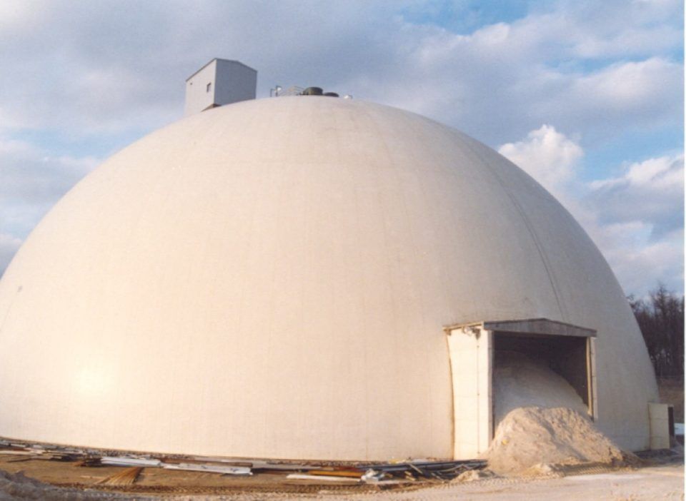 National Gypsum plant Gypsum bulk storage United States Dome