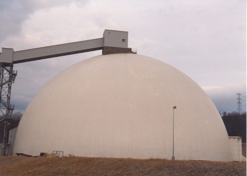 National Gypsum plant Gypsum bulk storage United States Dome