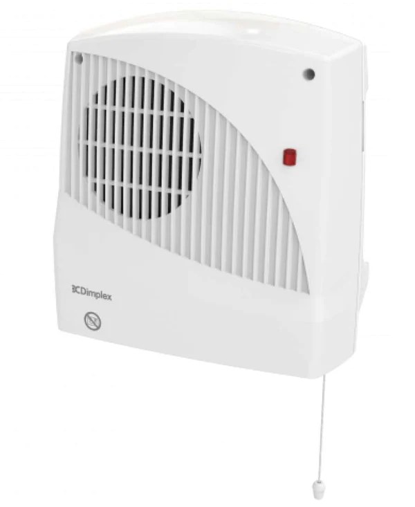 Dimplex FX20V 2kW Electric Wall Mounted Fan Heater With Pull Cord