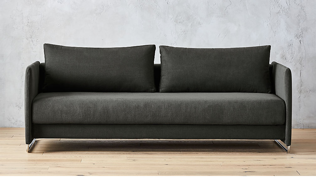 Armless Queen Size Sleeper Sofa Baci Living Room