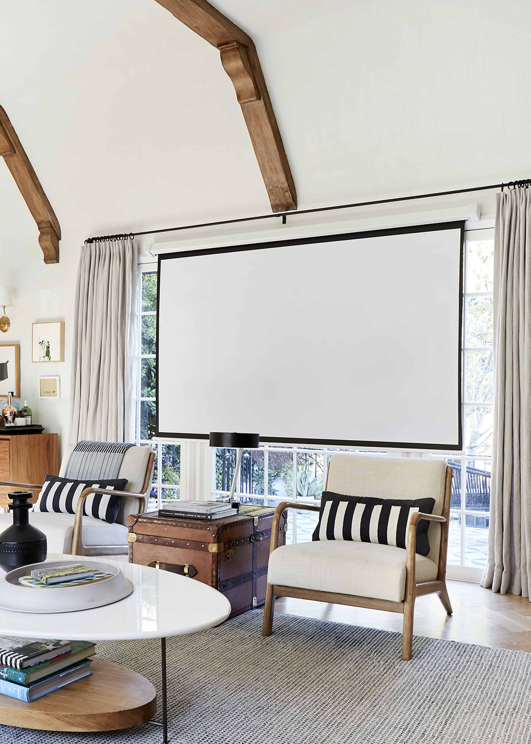 17 Ways to Stylishly Hide a TV in Plain Sight domino