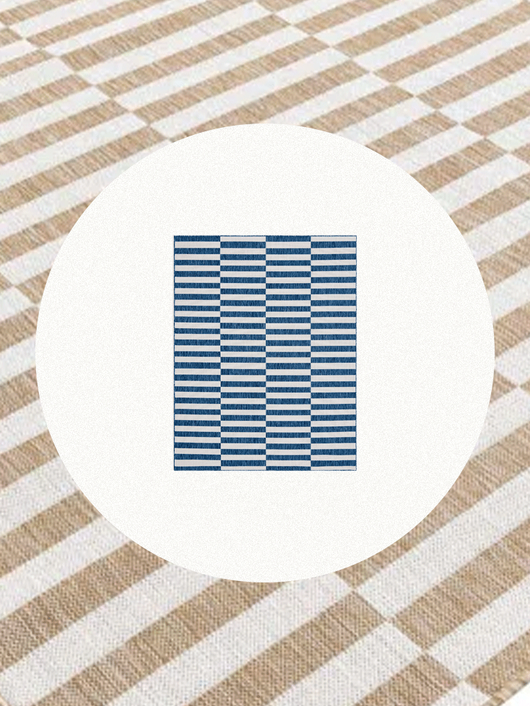 The Perfect Striped Outdoor Rug Is Hiding at Wayfair domino