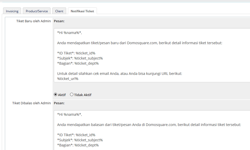 Integrasi Notifikasi Whatsapp Gateway Otomatis Billingotomatis dengan