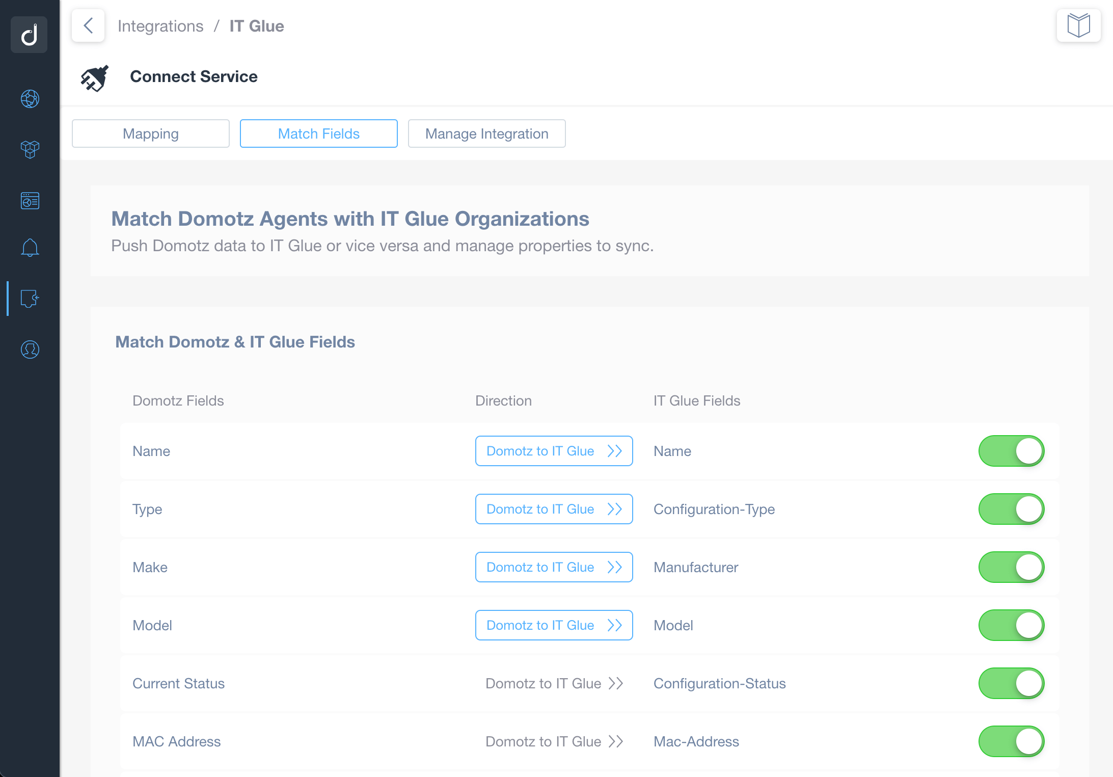 Domotz and IT Glue Automated Network Inventory
