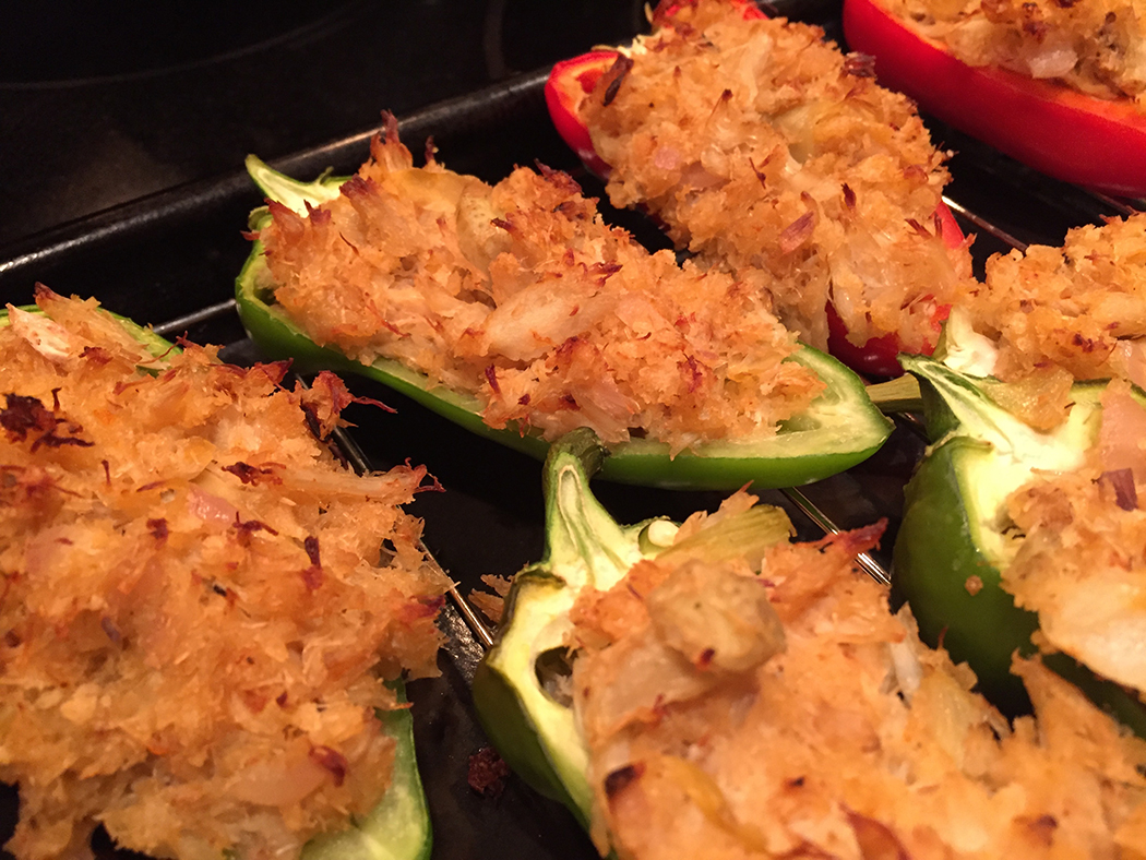 Crabstuffed Bell Peppers Cucina Domenico