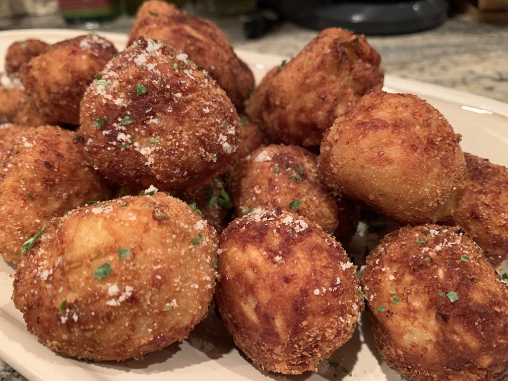 Apple Bacon Arancini Cucina Domenico