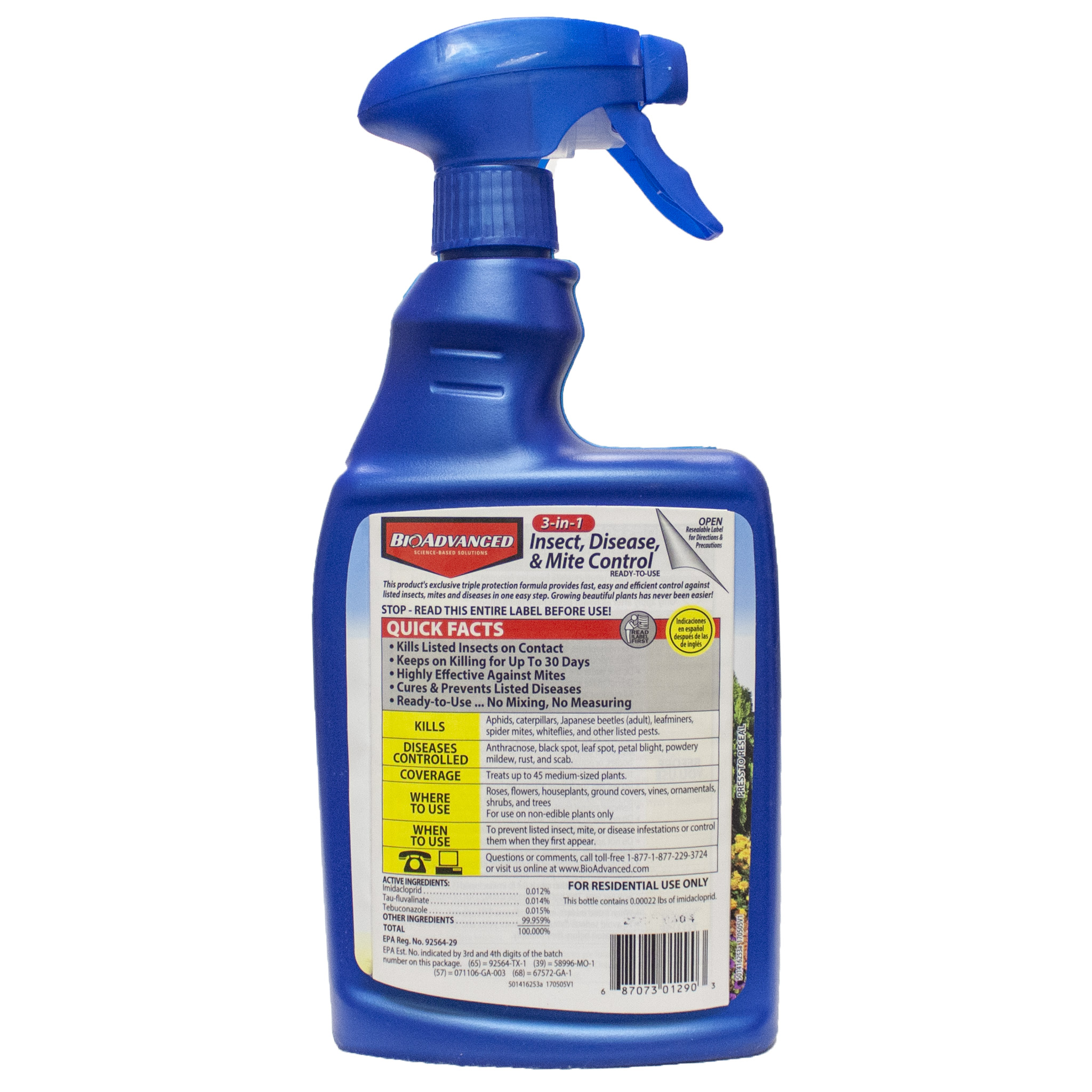 Bayer Advanced 3 in 1 Insect Disease Mite Control RTU