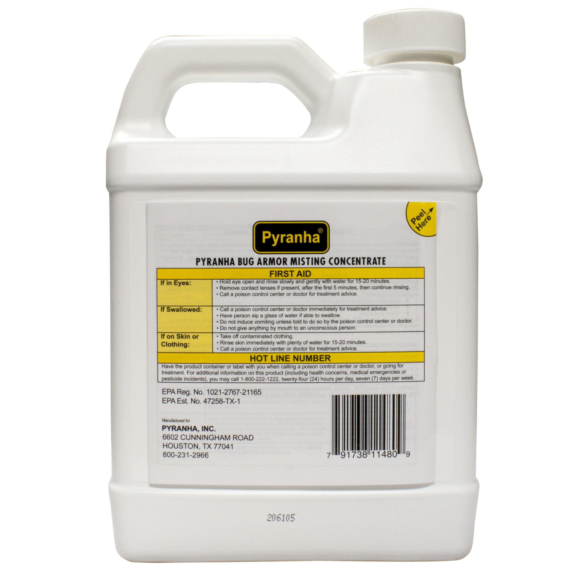 Pyranha 110 PX Permethrin Mosquito Misting System Concentrate