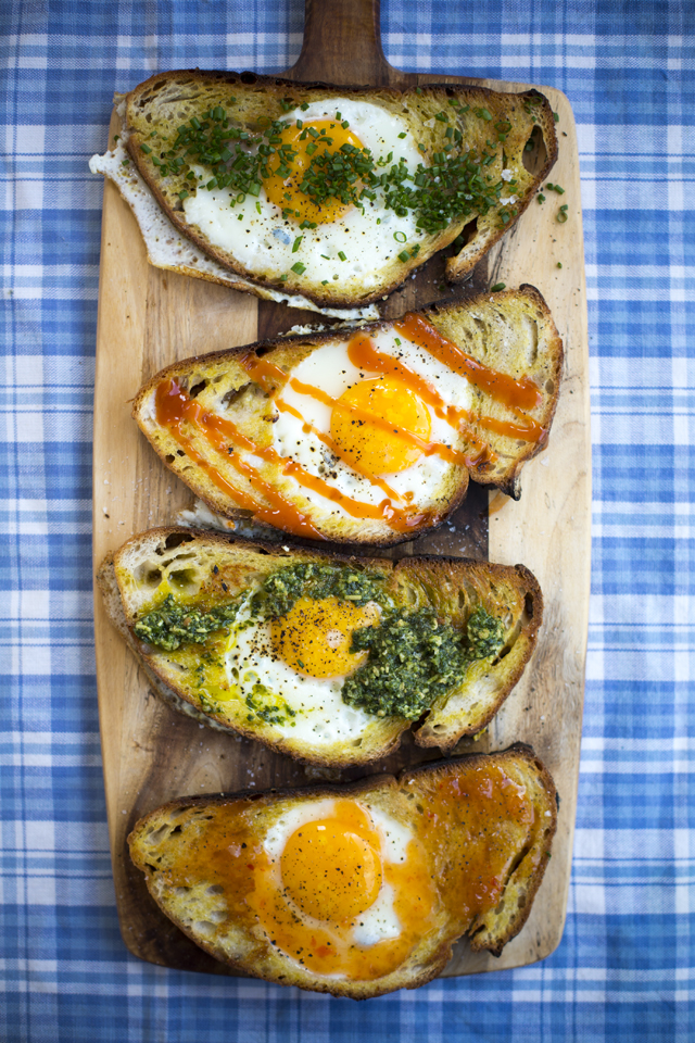 Donal Skehan Hole in the bread Eggs