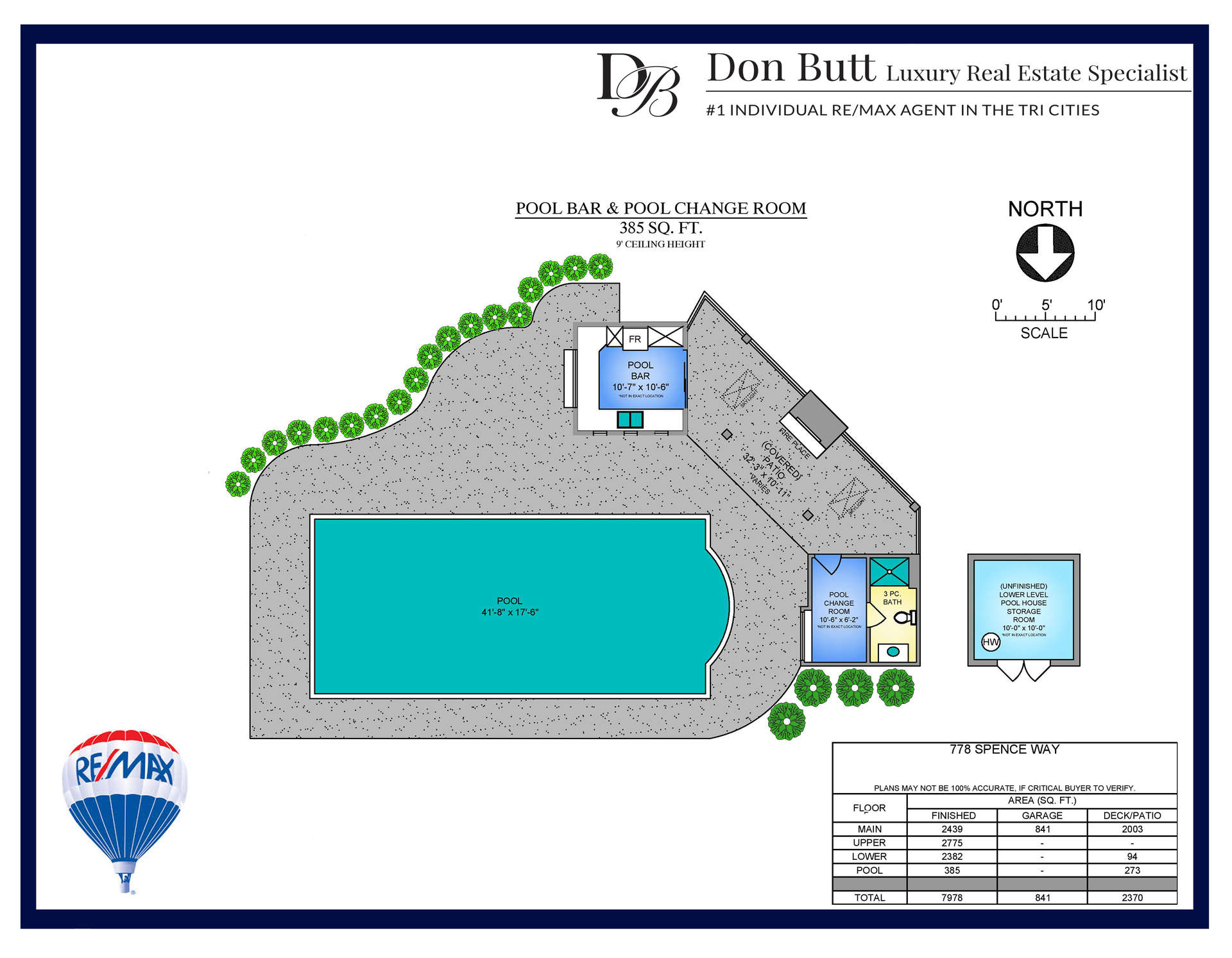 Pool Floorplan Don Butt Real Estate