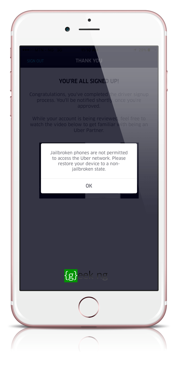 How To Bypass Jailbreak Detection on Uber Driver App