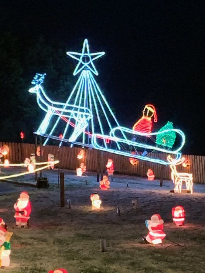 Whoriskeys' Christmas lights shining bright during dark days Donegal