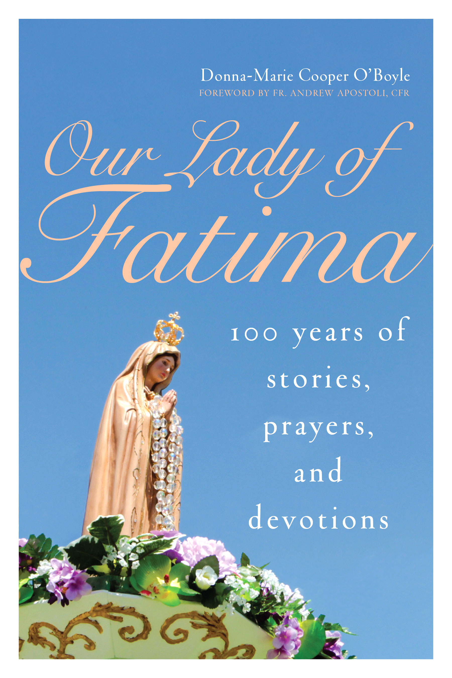 Unveiling the new book cover for my book on Fatima! Donna