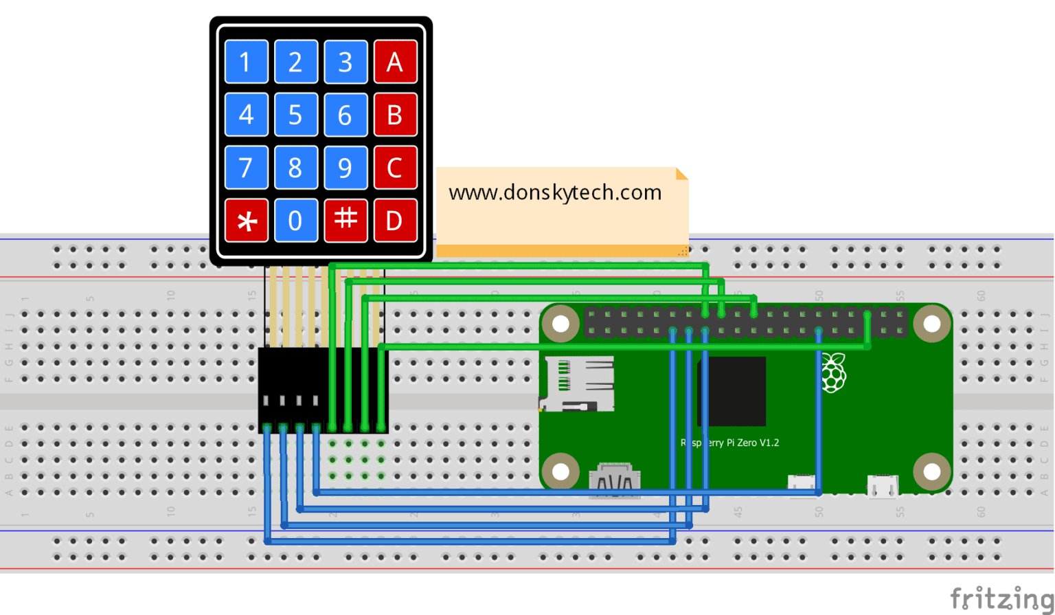 Setup Keypad with Raspberry Pi