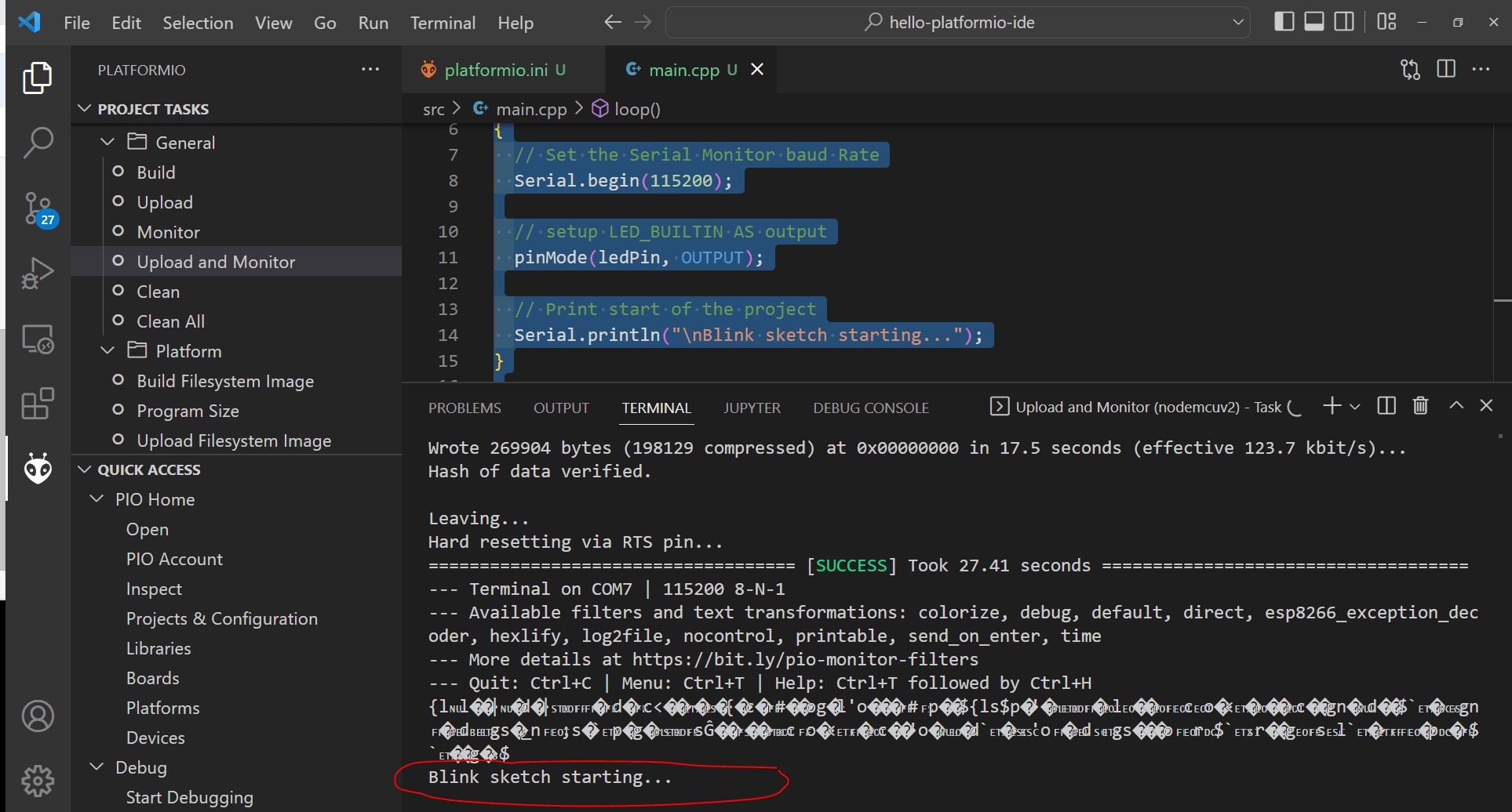 PlatformIO Tutorial for Arduino Development