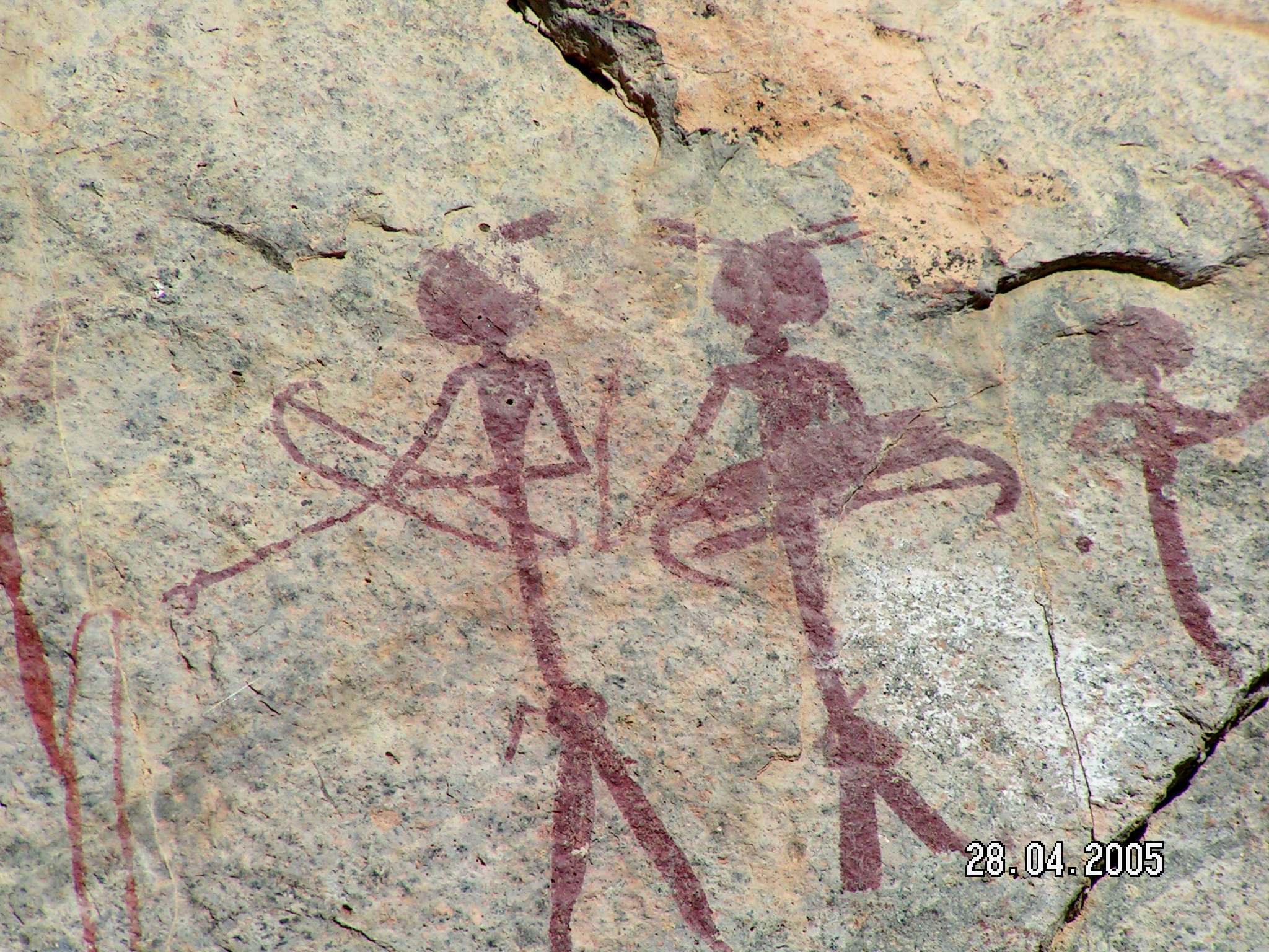 Namibia Rock paintings from Namibia in Africa