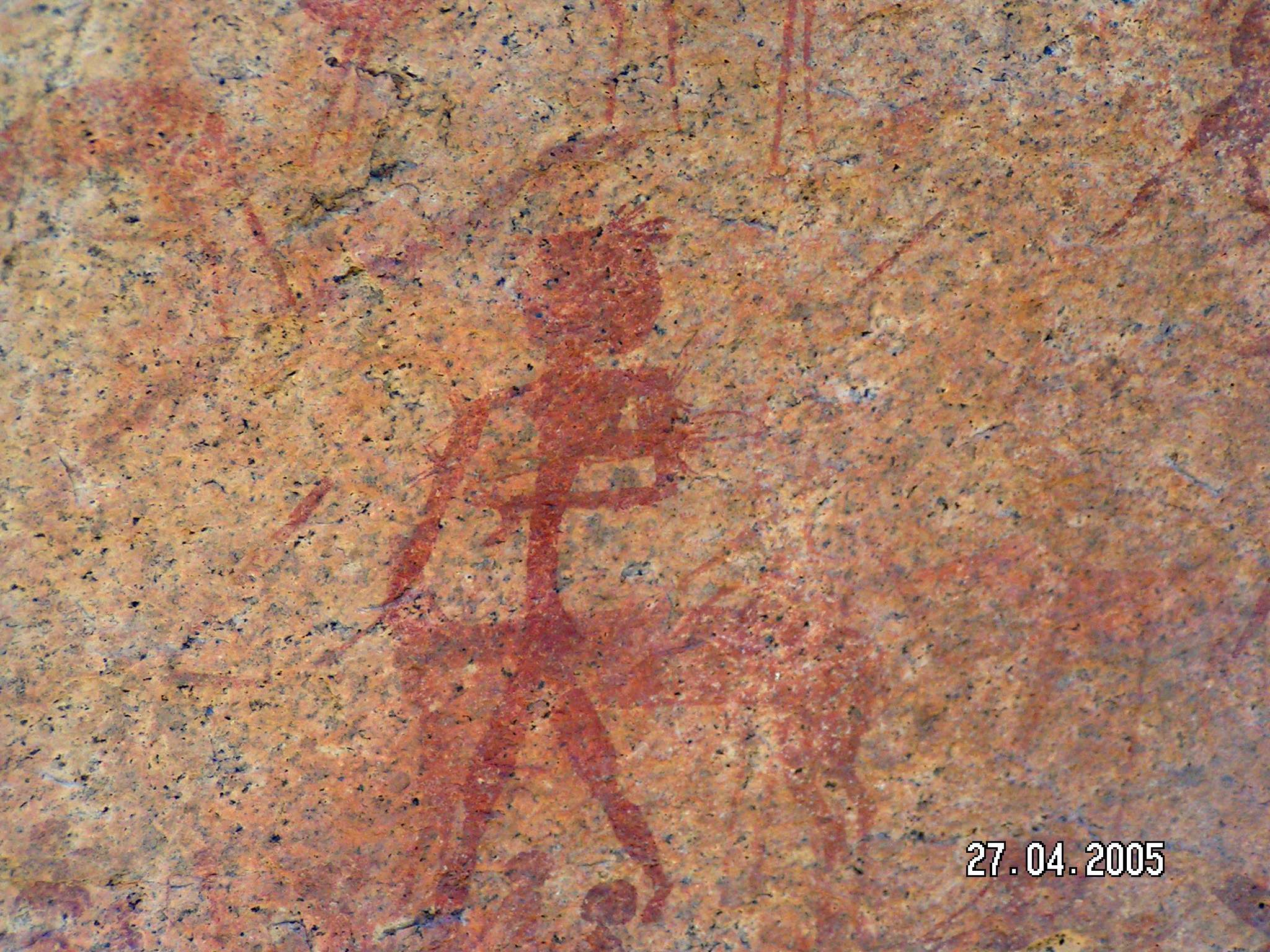 Namibia Rock paintings from Namibia in Africa