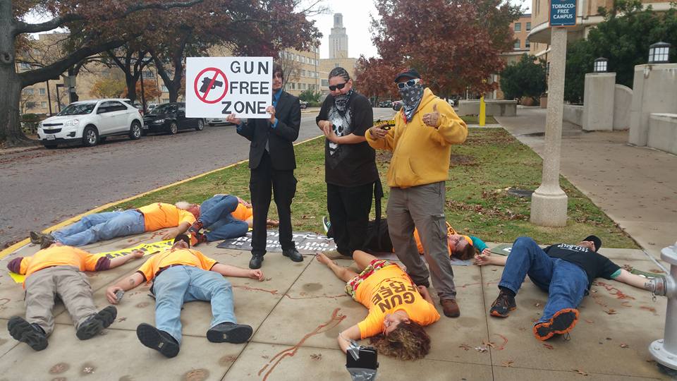 Exclusive Video Of Mock Shooting At UT Campus
